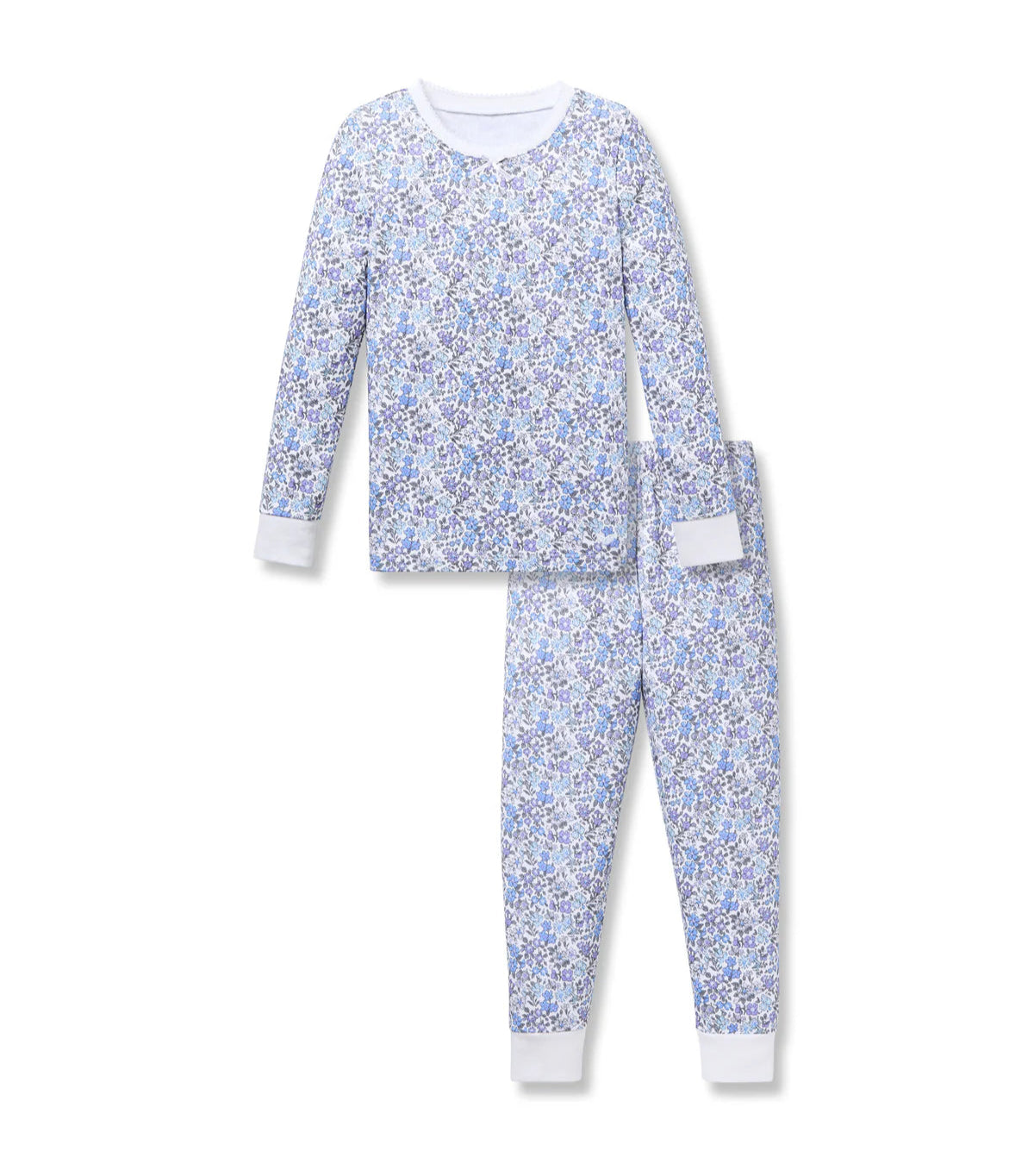 Petite Plume Fleurs D'Azur Snug Fit Pajamas