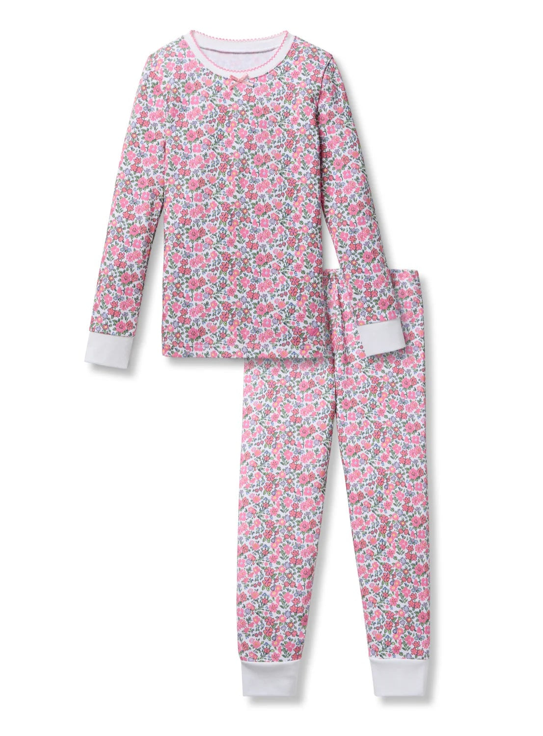 Petite Plume Fleurs de Rose Snug Fit Pajamas