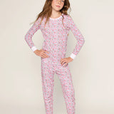 Petite Plume Fleurs de Rose Snug Fit Pajamas