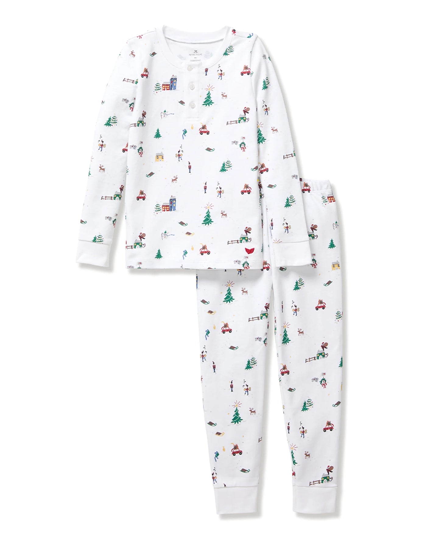 Petite Plume Children's Holiday Town Snug Fit Pajama Set
