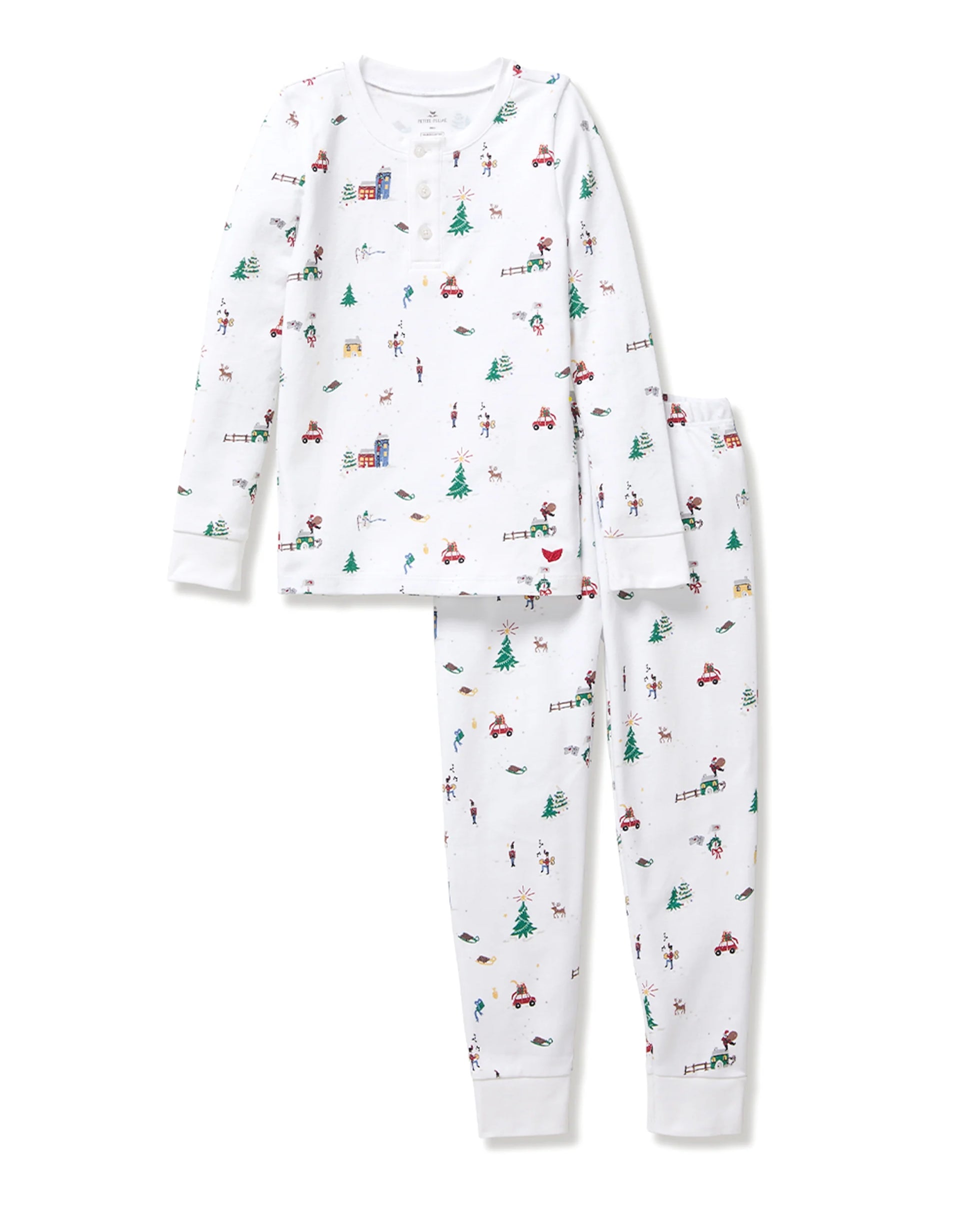 Petite Plume Children's Holiday Town Snug Fit Pajama Set
