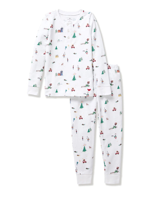 Petite Plume Children's Holiday Town Snug Fit Pajama Set