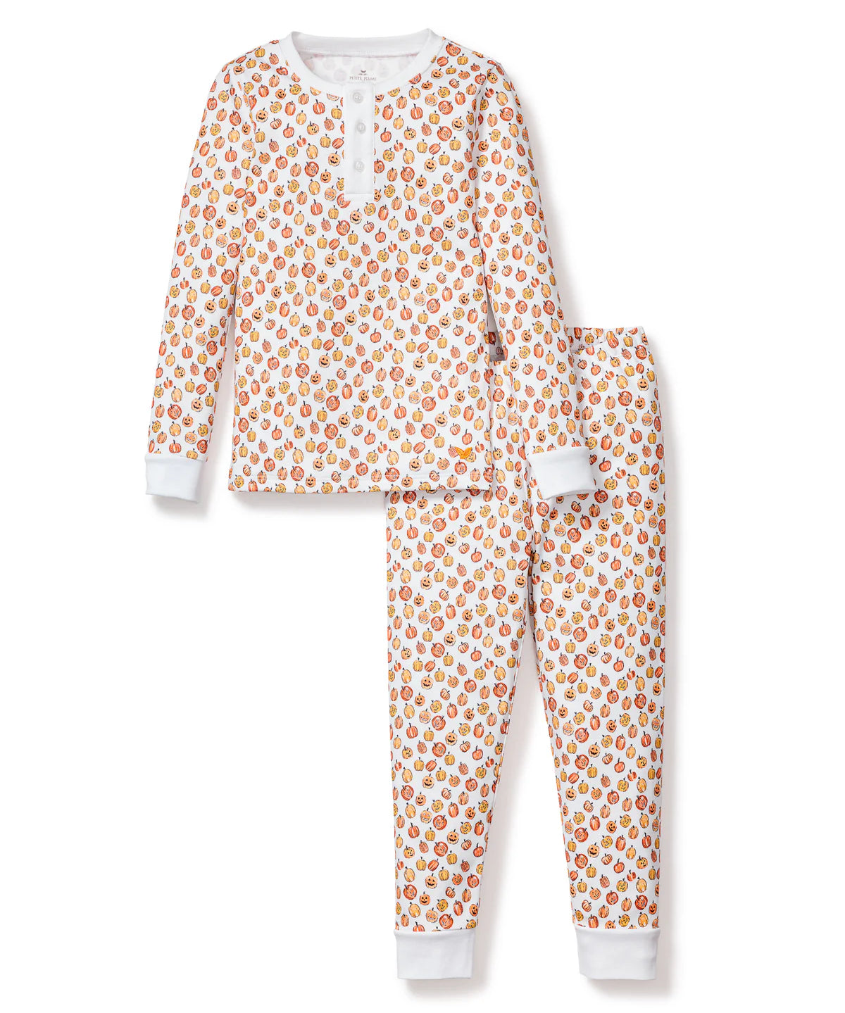 Petite Plume Pumpkin Patch Snug Fit Pajama Set