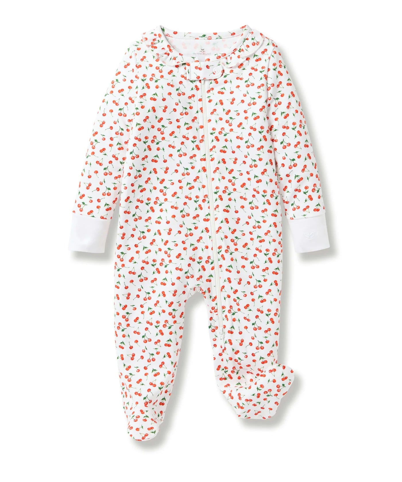 Petite Plume Cherry Orchard Pima Romper