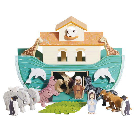 Le Toy Van Noah's Great Wooden Ark and Animals