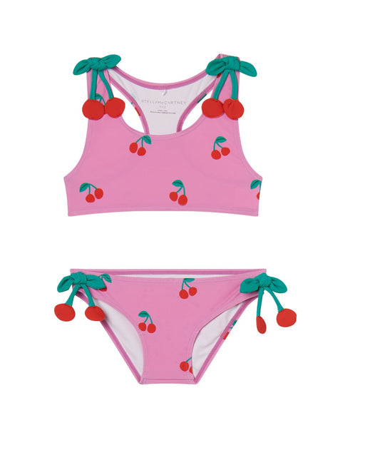 Stella McCartney Kids Two Piece Cherries Swimsuit