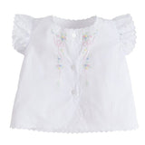Little English Bow & Flower Tea Blouse