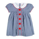 Teeta Navy Apple Dress
