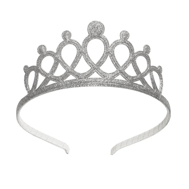 Sweet Wink Silver Tiara Headband