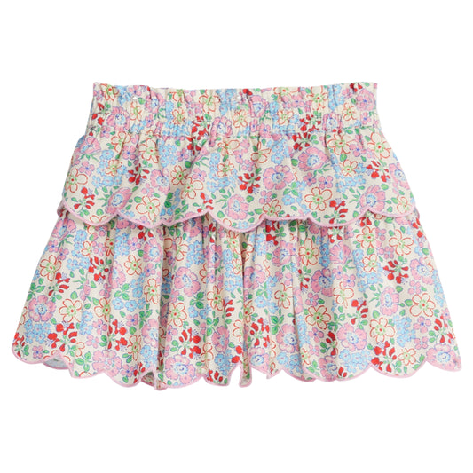 Tiered Skirt- Bloomsbury Blossoms