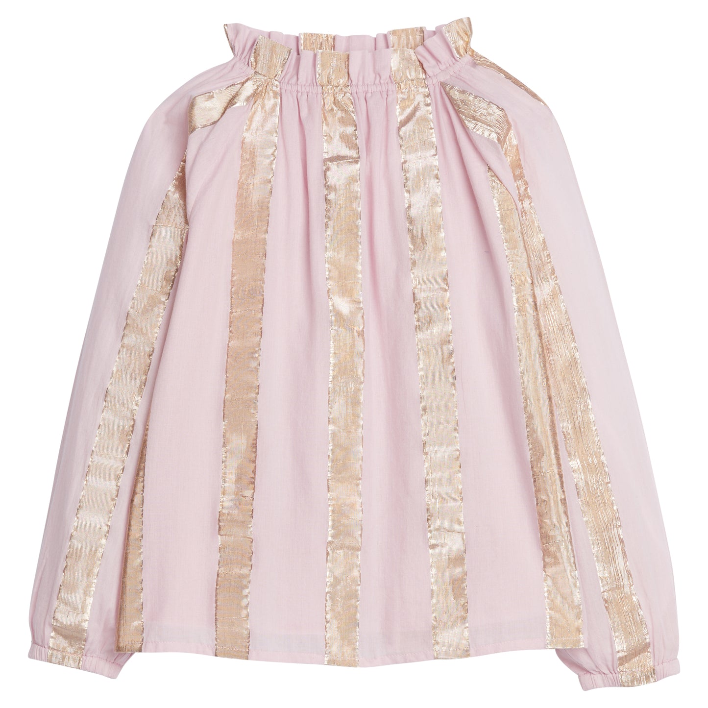 Tory Top- Pink Metallic Stripe