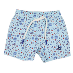 BlueQuail Stars and Stripes Swim Trunks