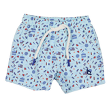 BlueQuail Stars and Stripes Swim Trunks