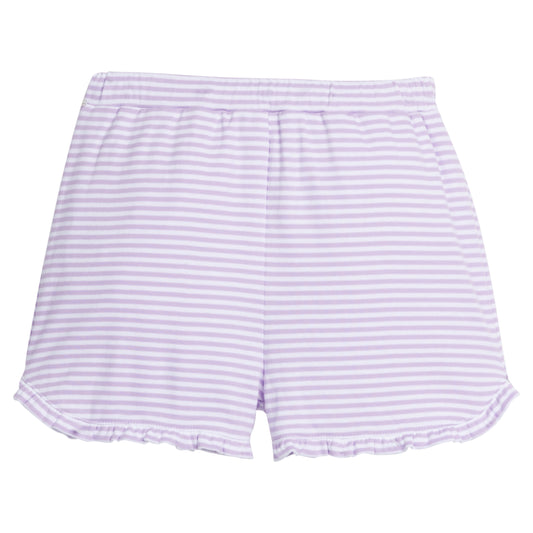 Tulip Knit Short - Lavender Stripe