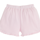 Little English Tulip Knit Short - Light Pink Stripe