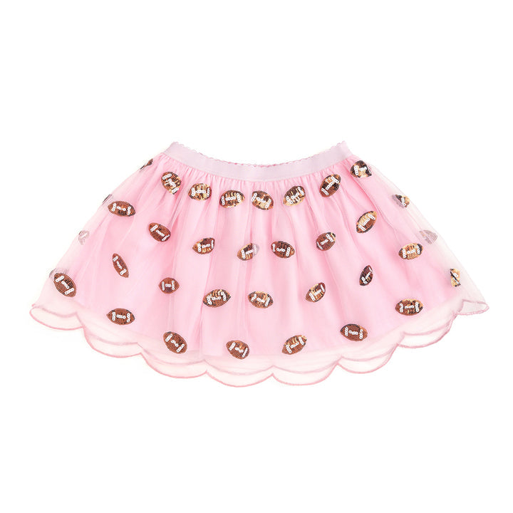 Sweet Wink Mini Sequin Footballs Tutu