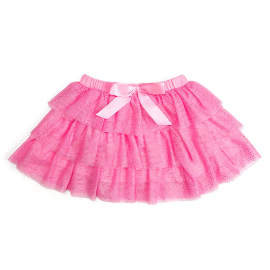 Sweet Wink Raspberry Bow Tiered Tutu