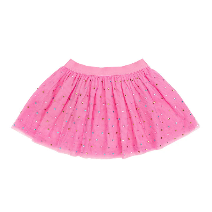 Sweet Wink Raspberry Rhinestone Tutu