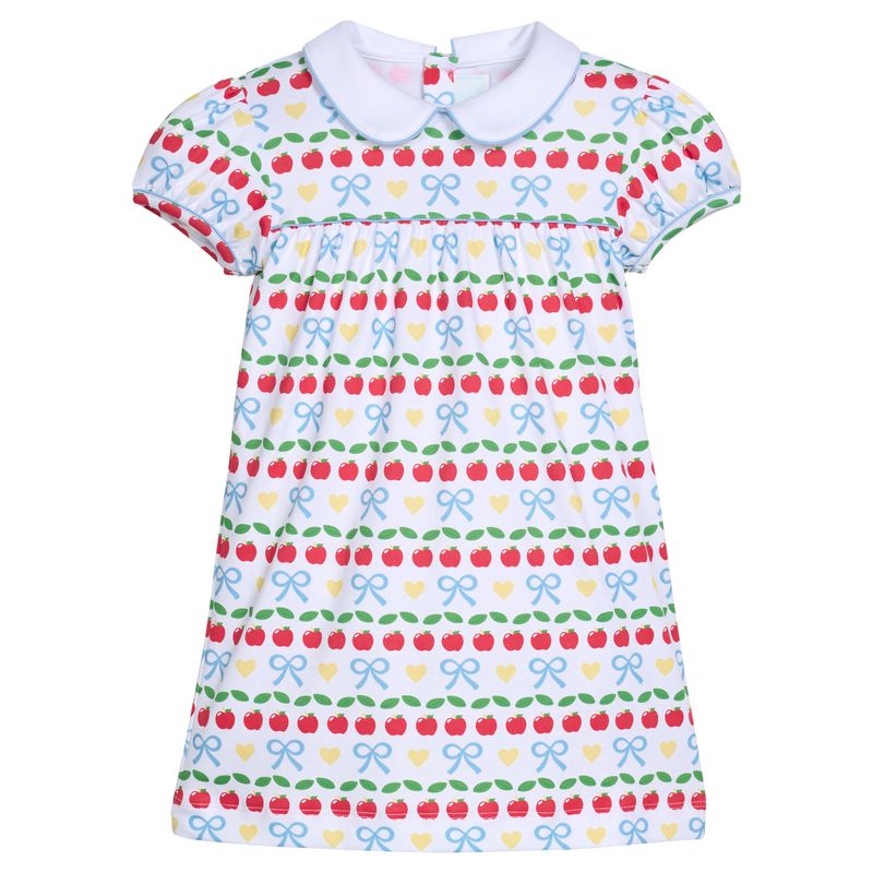 Little English Short Sleeve Evelyn Dress- Apples Days