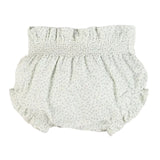 Pepa London Betsy Floral Hand Smocked Bloomers in Blue