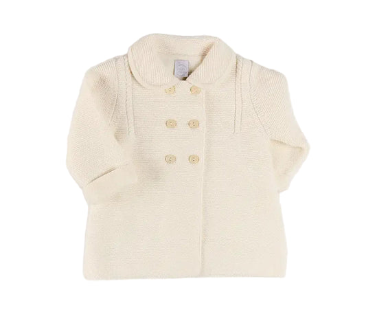 Double Breasted Knitted Coat 