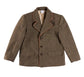 Pepa London Tweed Blazer with Suede Elbow Patches in Green