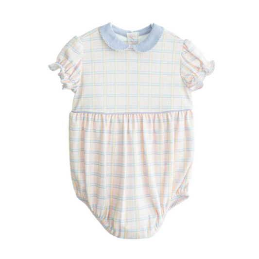 Ruth and Ralph Pink Easter Plaid Emma Bubble