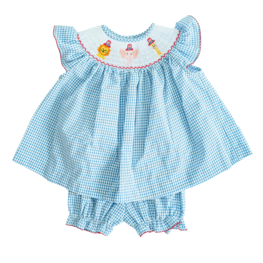 Ruth & Ralph Uncle Sam Smocked Annabelle Bloomer Set – Jojo Mommy