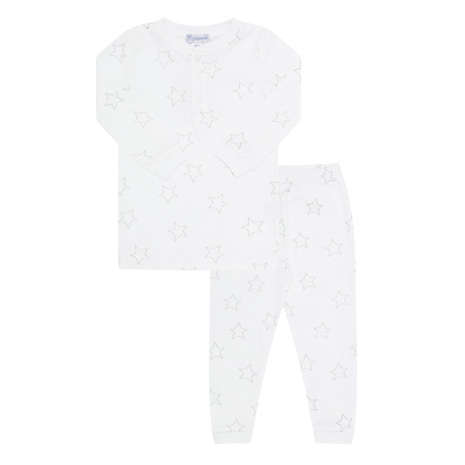 Nellapima Gray Stars Print Pajama