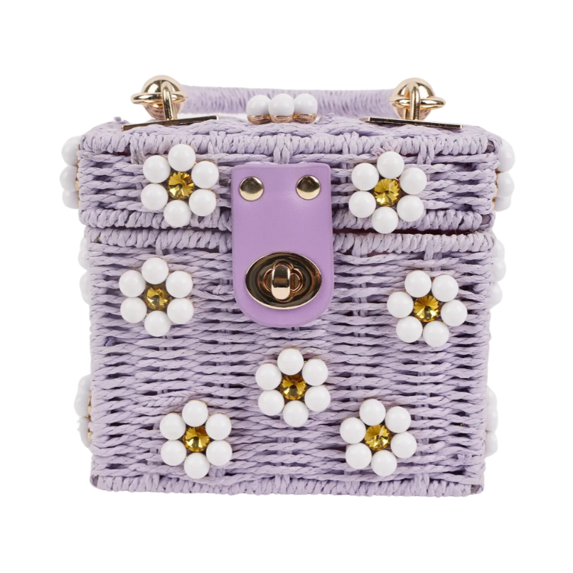 Jenna Lee Mini Daisy Bag- Hazy Lavender