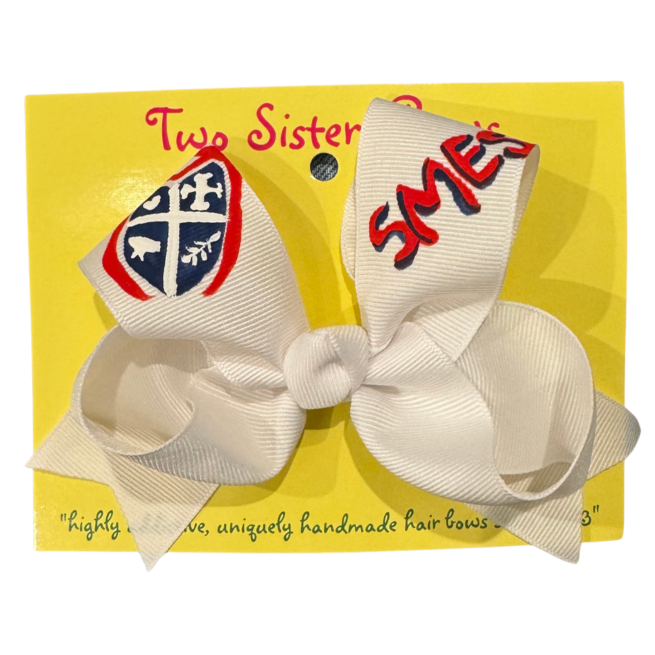 Two Sisters Bows Hand Painted SMES Medium Bow