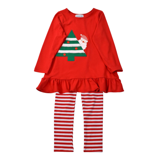 Funtasia Too Santa Baby Doll Top and Leggings Set