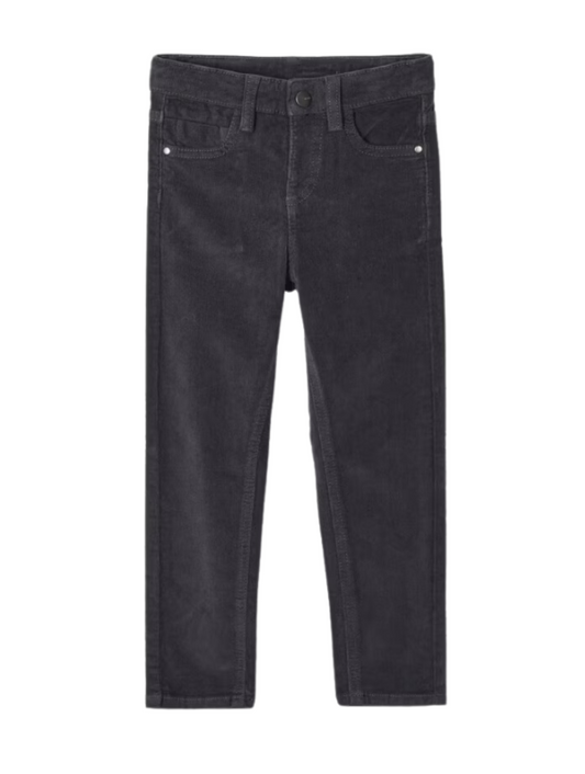 Mayoral Boy's Corduroy Slim Fit Pants- Storm