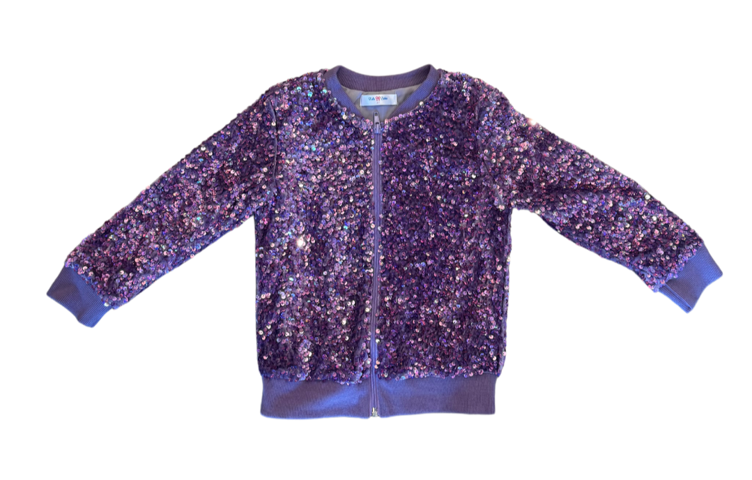 Lulu Bebe Sequin Orchid Jacket