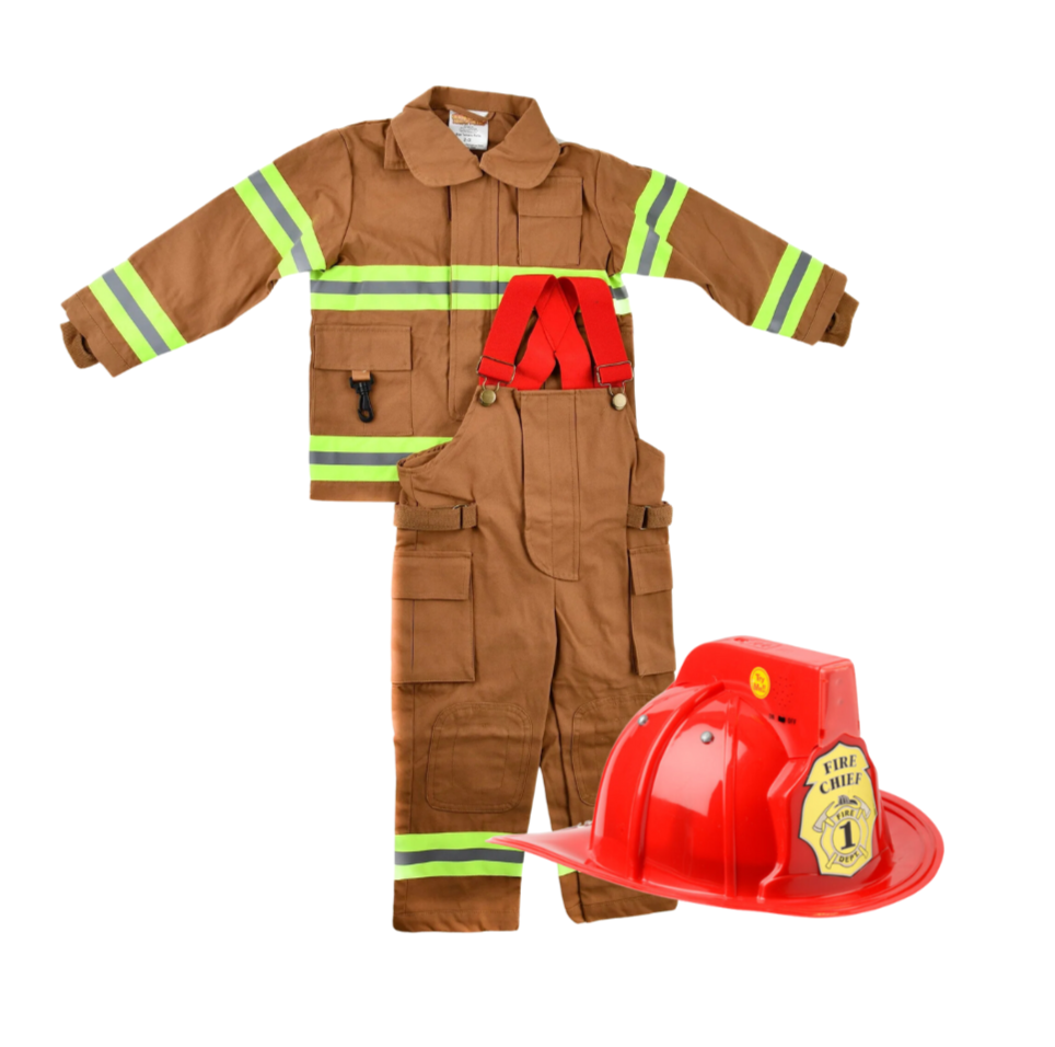 Aeromax Firefighter Suit and Hat Set