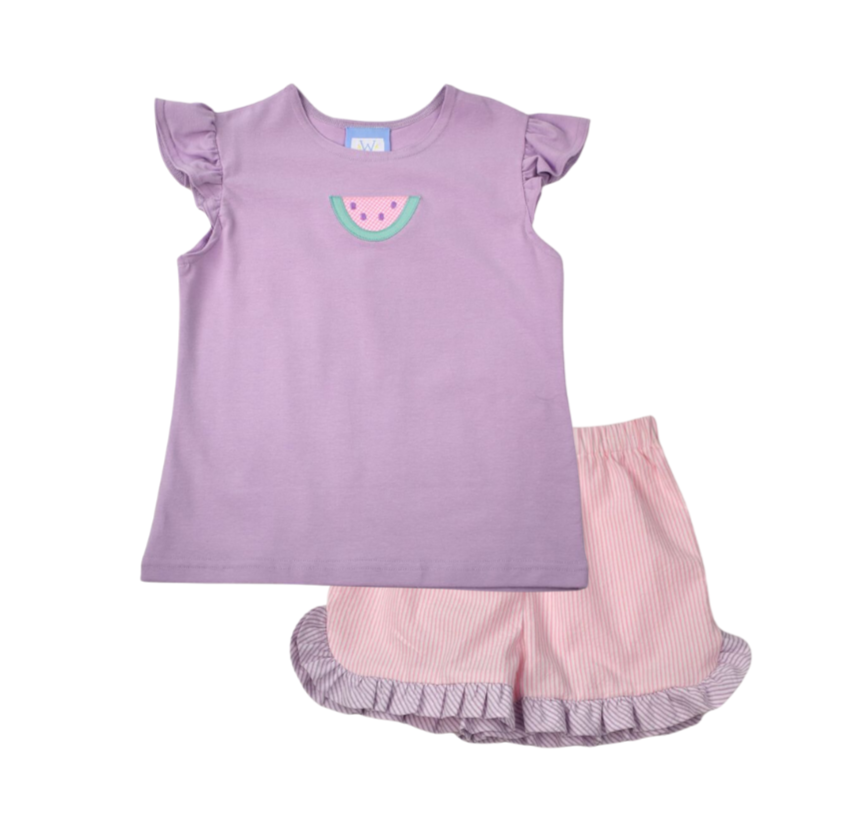 Funtasia Too Watermelon Angel Tee and Shorts Set