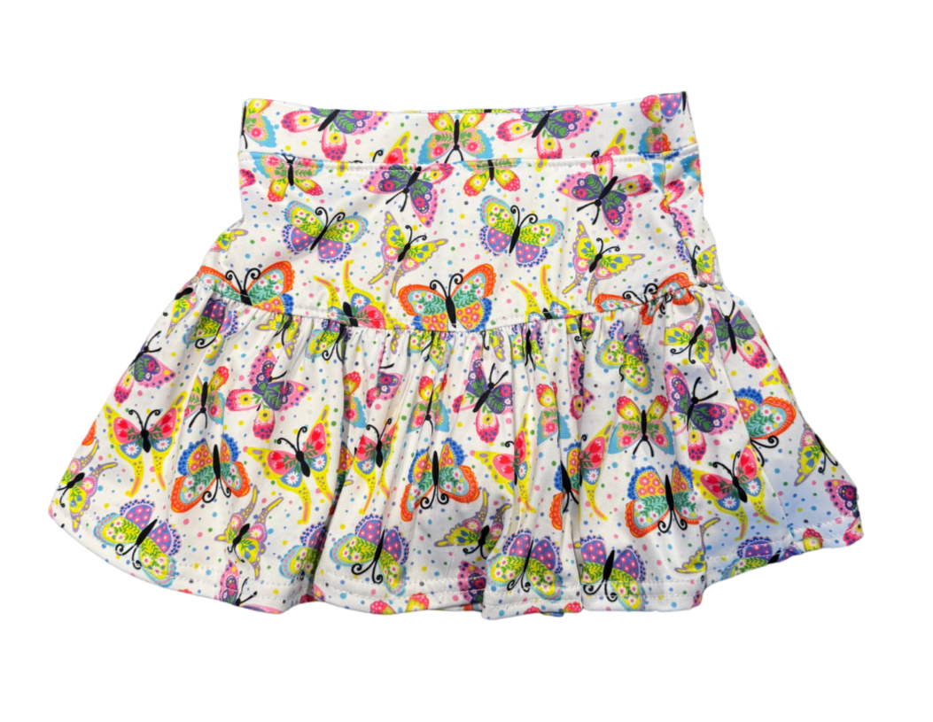 Azarhia Gathered Skort - Butterfly