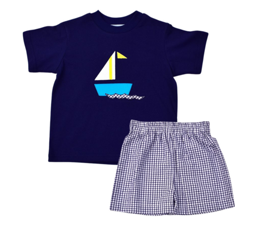 Funtasia Too Sailboat Short Set