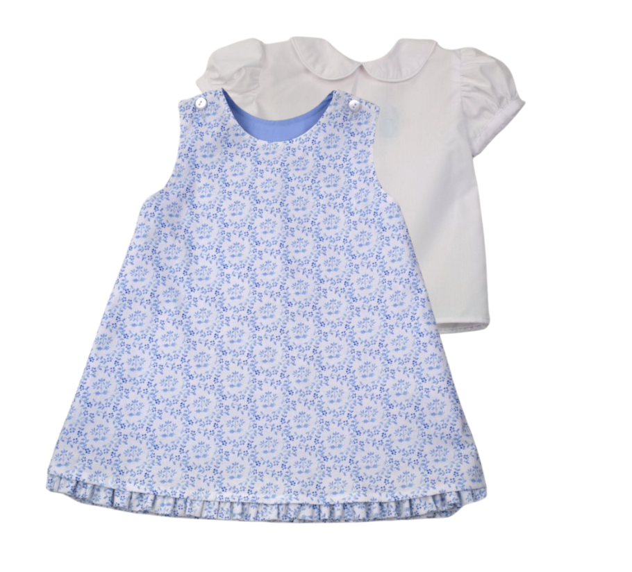 Funtasia Too Bunnies and Floral Reversible Jumper Set