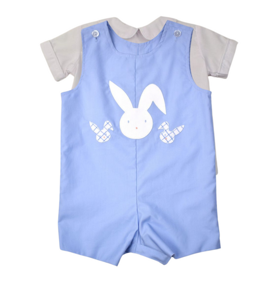 Funtasia Too Bunnies and Duck Reversible Shortall Set