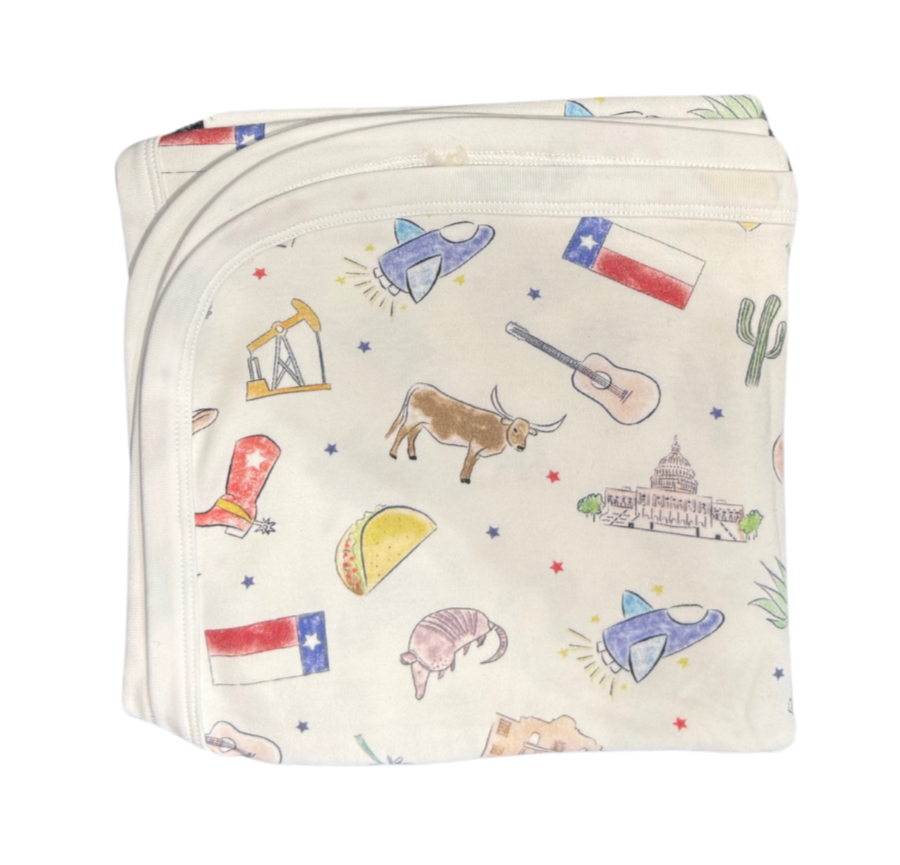 Nola Tawk Texas Swaddle Blanket