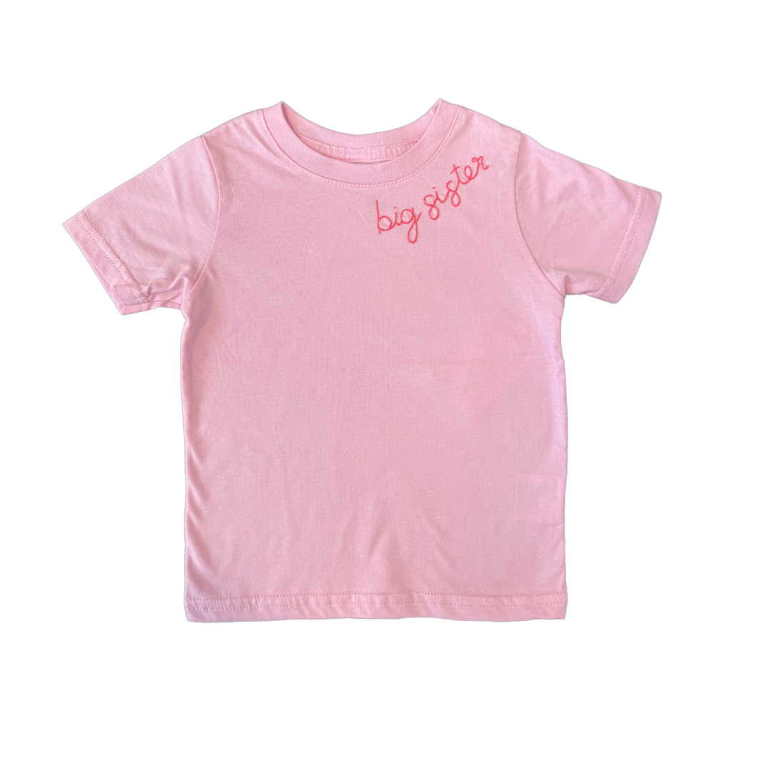 Sweet Olive Street Big Sister Embroidered Tee