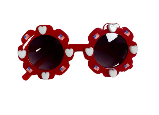 Cami Flower Sunnies- Flag Love