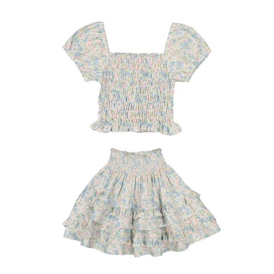 Cupcakes Top and Skirt Set