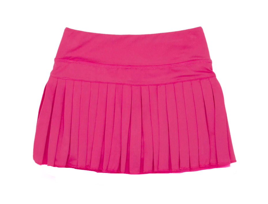 Azarhia Mini Pleated Skort - Hot Pink