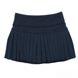 Mini Pleated Skort - Navy