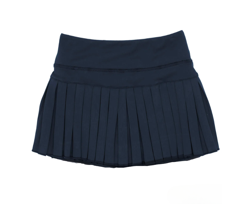 Mini Pleated Skort - Navy