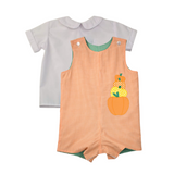 Pumpkins and Dino Reversible Shortall