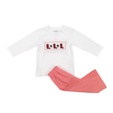 Christmas Boots Pant Set