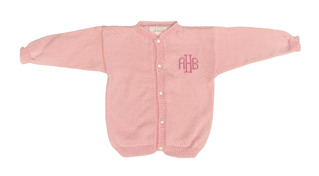 Light Pink Cardigan - Bright Pink